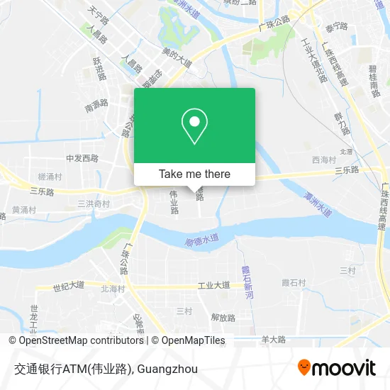 交通银行ATM(伟业路) map