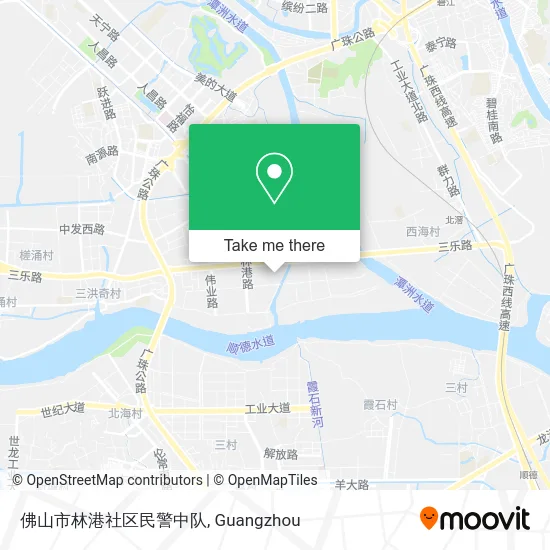 佛山市林港社区民警中队 map