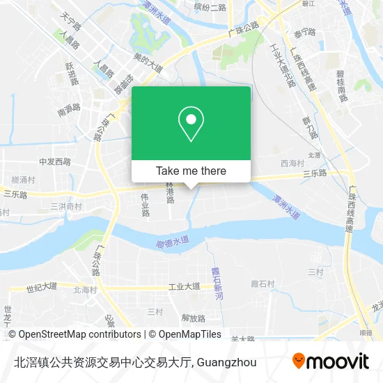 北滘镇公共资源交易中心交易大厅 map