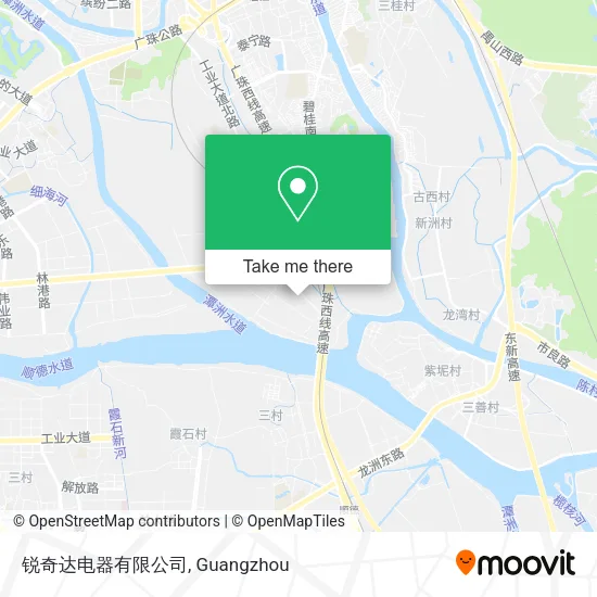 锐奇达电器有限公司 map