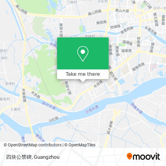 四块公禁碑 map