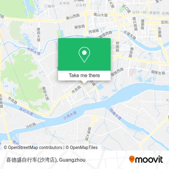 喜德盛自行车(沙湾店) map