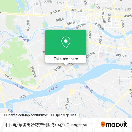 中国电信(番禺沙湾营销服务中心) map