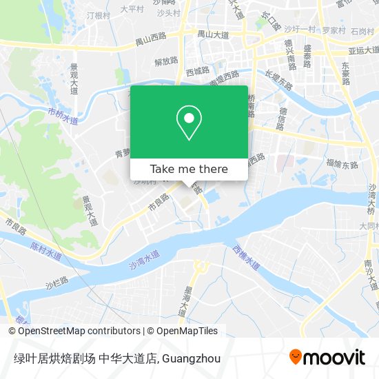 绿叶居烘焙剧场 中华大道店 map