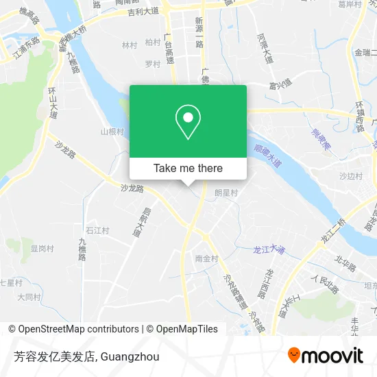 芳容发亿美发店 map