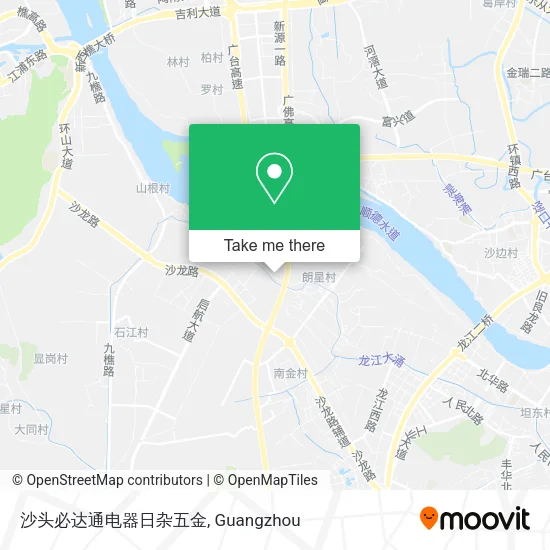 沙头必达通电器日杂五金 map