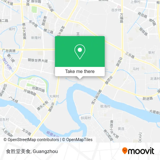 食胜堂美食 map