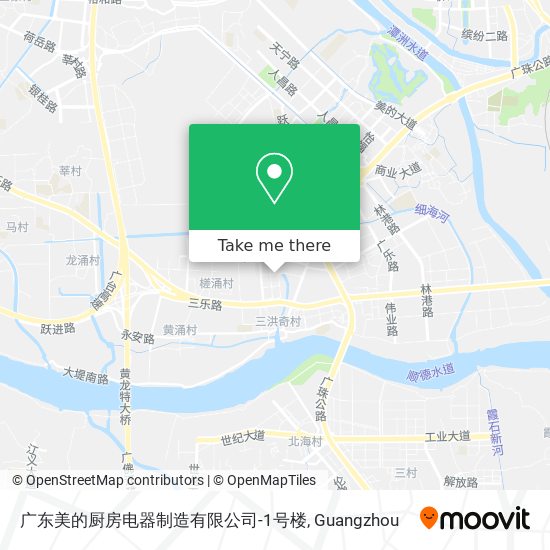 广东美的厨房电器制造有限公司-1号楼 map