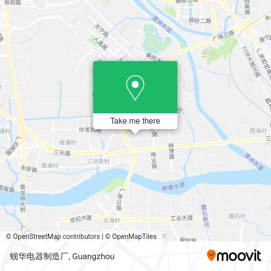 蚬华电器制造厂 map