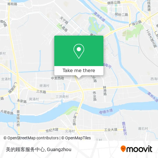 美的顾客服务中心 map