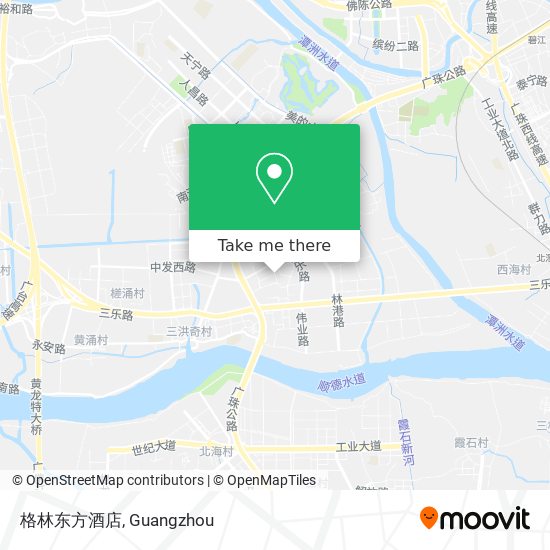 格林东方酒店 map