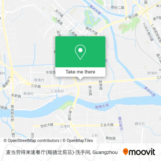 麦当劳得来速餐厅(顺德北窖店)-洗手间 map