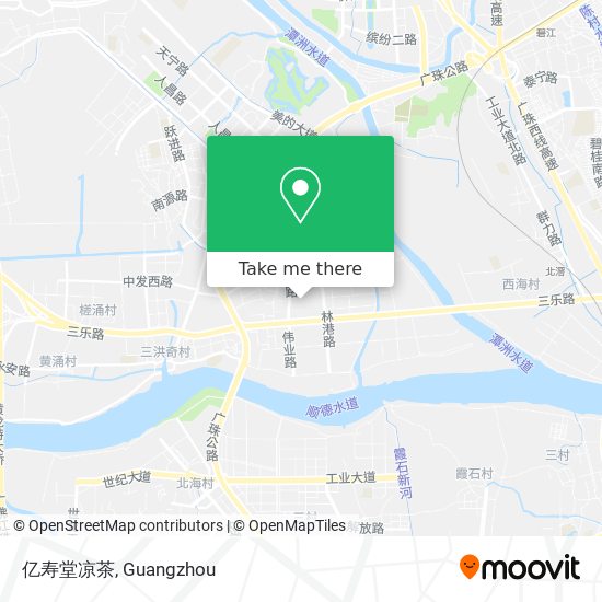 亿寿堂凉茶 map