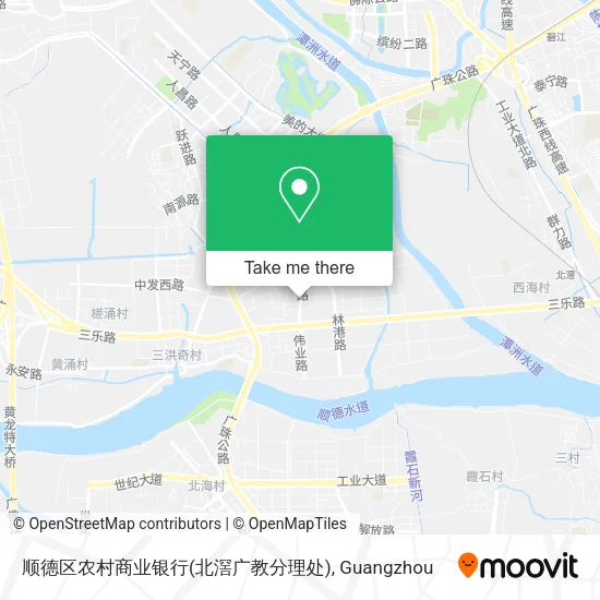 顺德区农村商业银行(北滘广教分理处) map