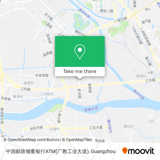 中国邮政储蓄银行ATM(广教工业大道) map