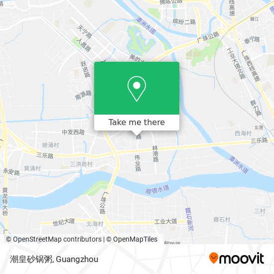 潮皇砂锅粥 map