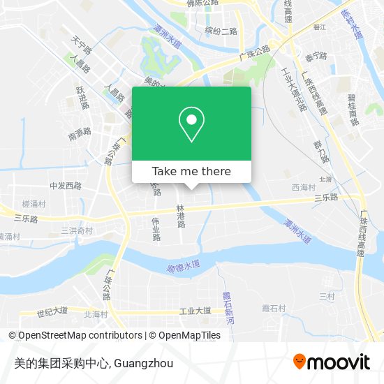 美的集团采购中心 map