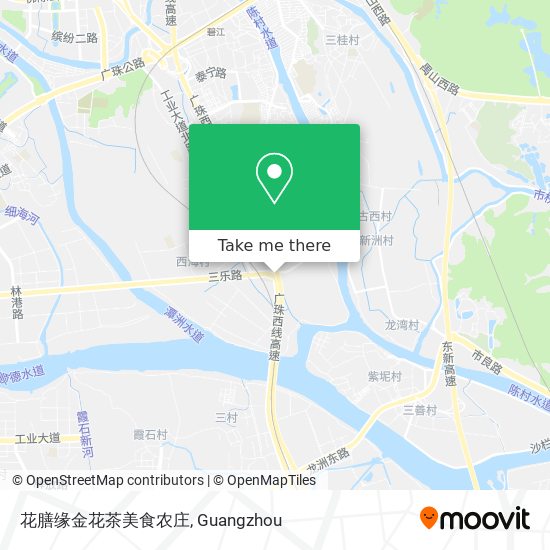 花膳缘金花茶美食农庄 map