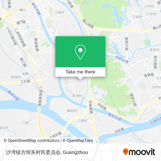 沙湾镇古坝东村民委员会 map