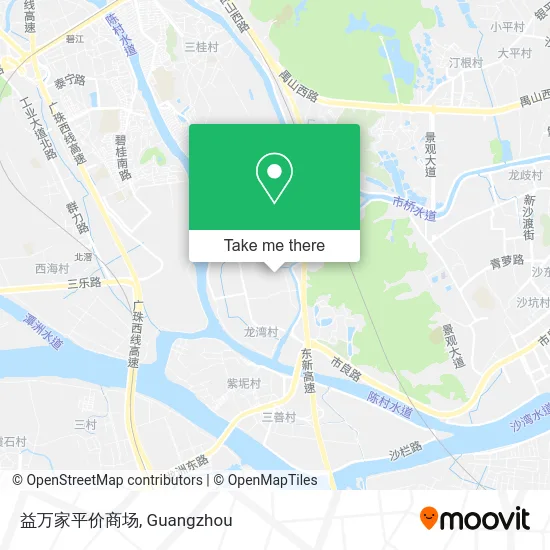 益万家平价商场 map