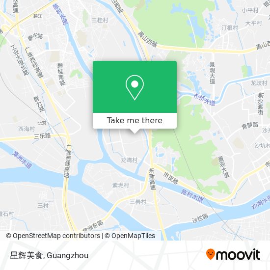星辉美食 map