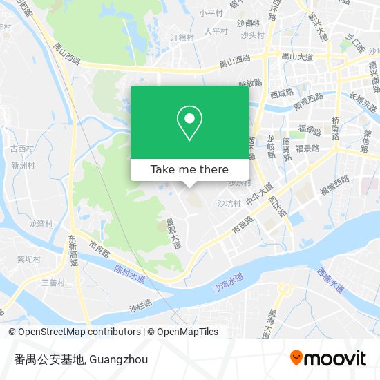 番禺公安基地 map