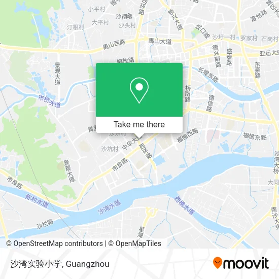 沙湾实验小学 map