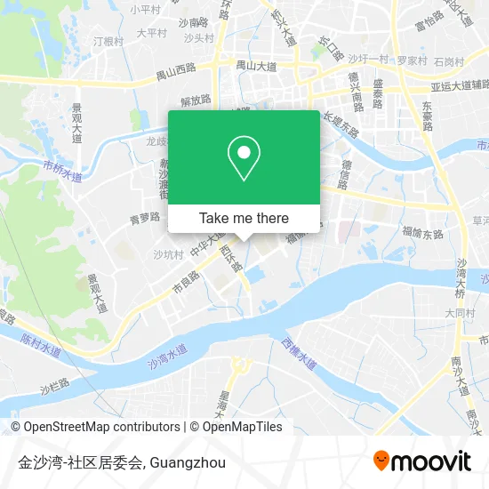 金沙湾-社区居委会 map