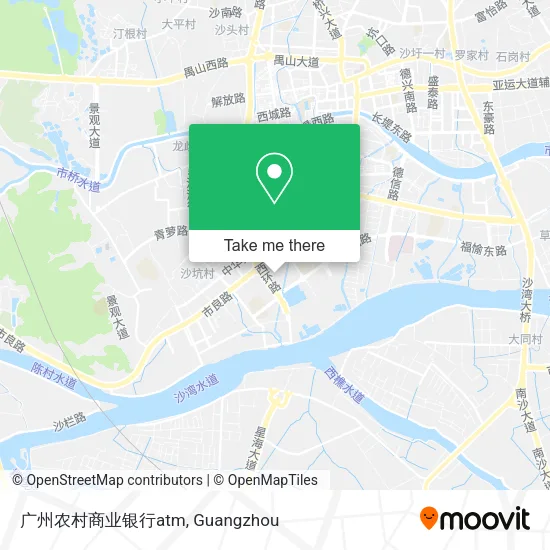 广州农村商业银行atm map