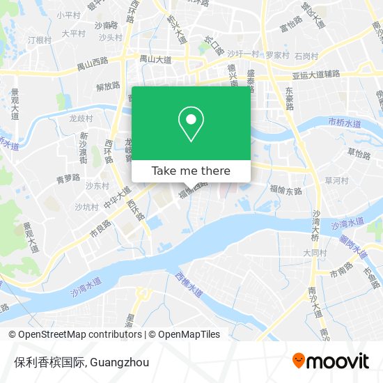 保利香槟国际 map