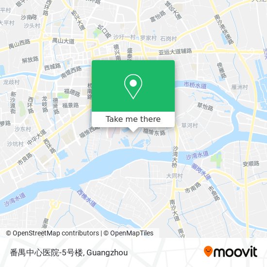 番禺中心医院-5号楼 map