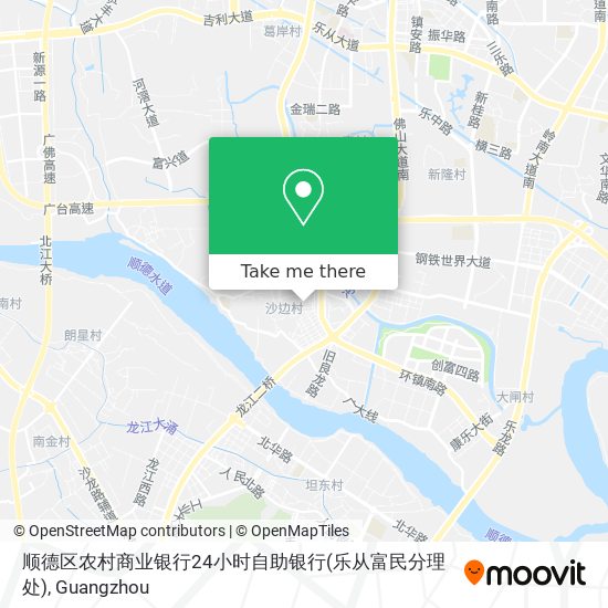 顺德区农村商业银行24小时自助银行(乐从富民分理处) map