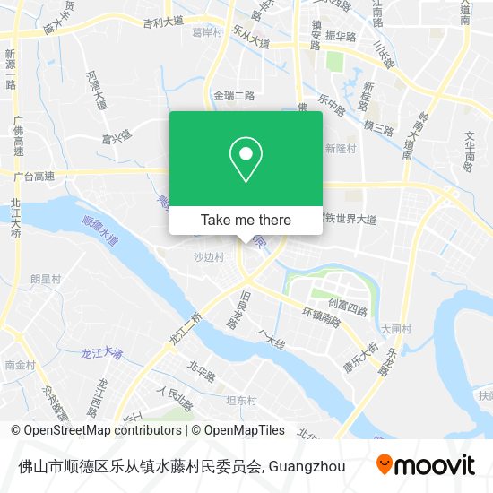 佛山市顺德区乐从镇水藤村民委员会 map