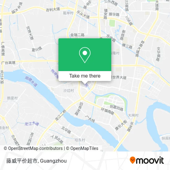 藤威平价超市 map