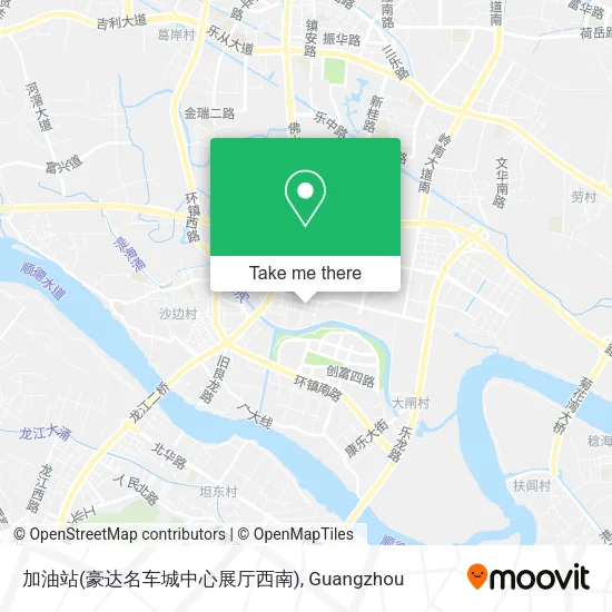 加油站(豪达名车城中心展厅西南) map