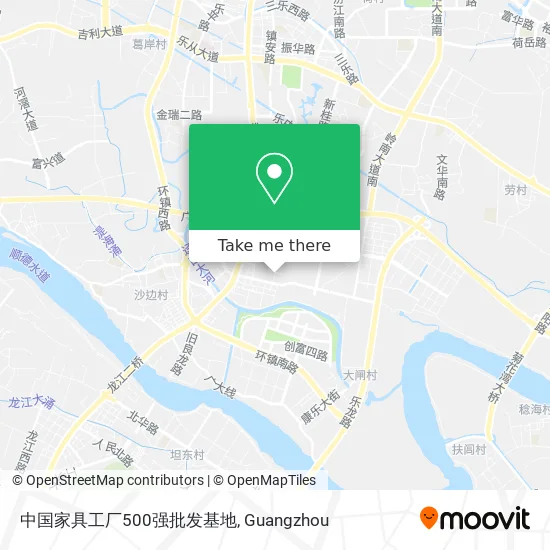 中国家具工厂500强批发基地 map