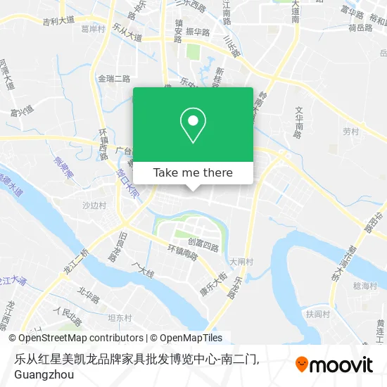 乐从红星美凯龙品牌家具批发博览中心-南二门 map