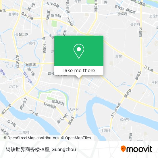 钢铁世界商务楼-A座 map