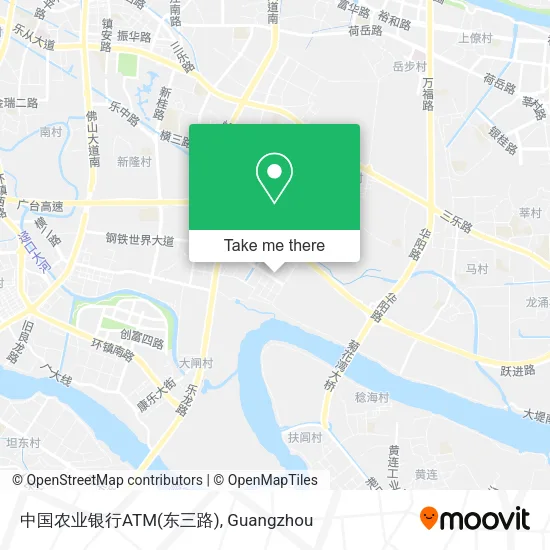 中国农业银行ATM(东三路) map
