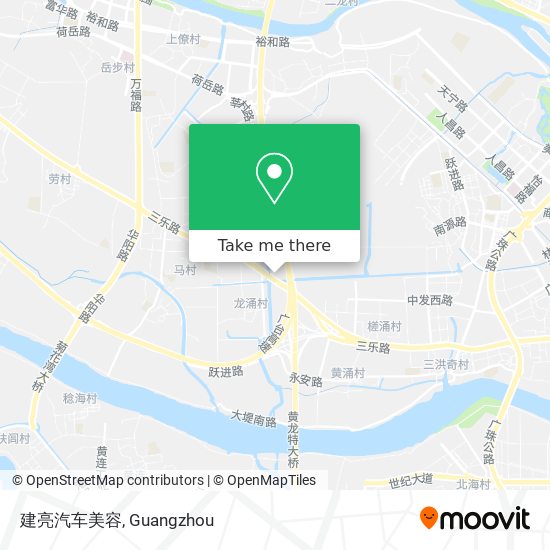 建亮汽车美容 map
