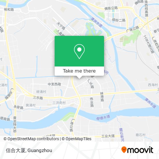 信合大厦 map