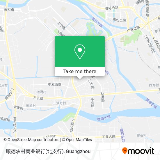 顺德农村商业银行(北支行) map