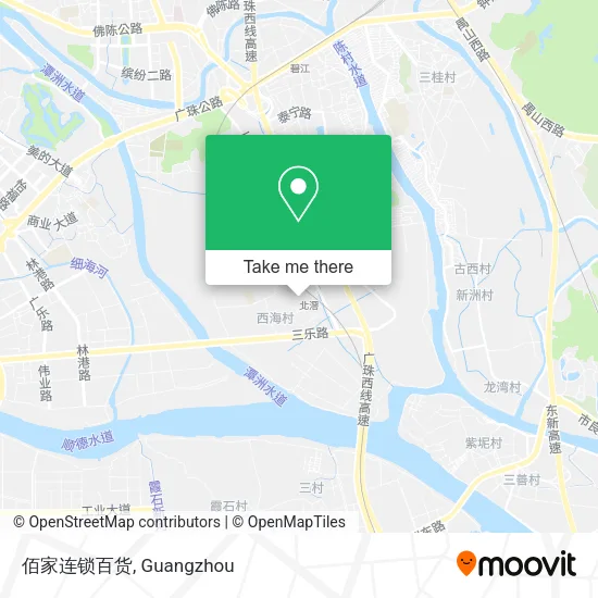 佰家连锁百货 map