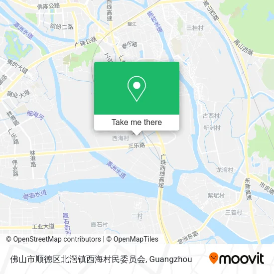 佛山市顺德区北滘镇西海村民委员会 map