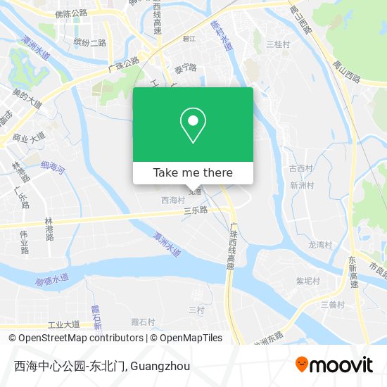 西海中心公园-东北门 map