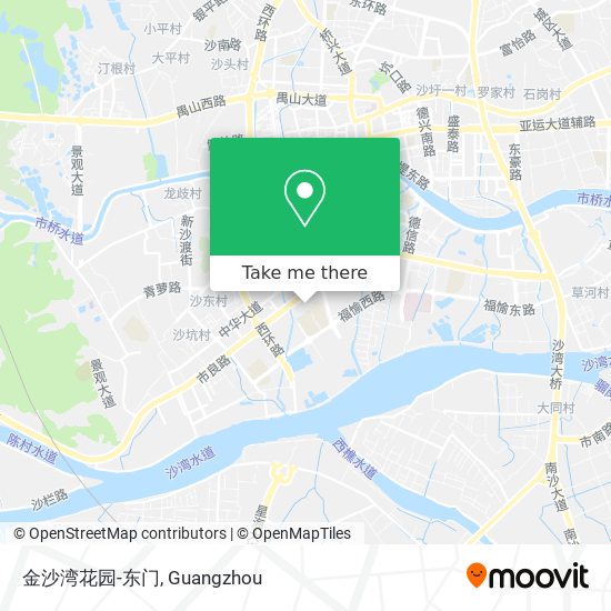 金沙湾花园-东门 map