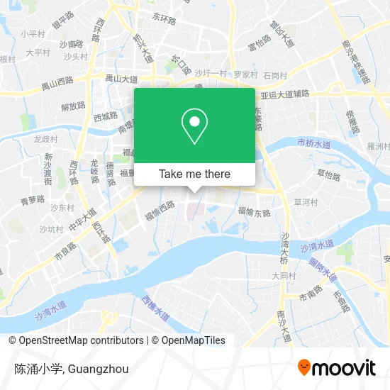 陈涌小学 map