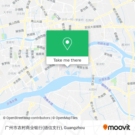 广州市农村商业银行(德信支行) map