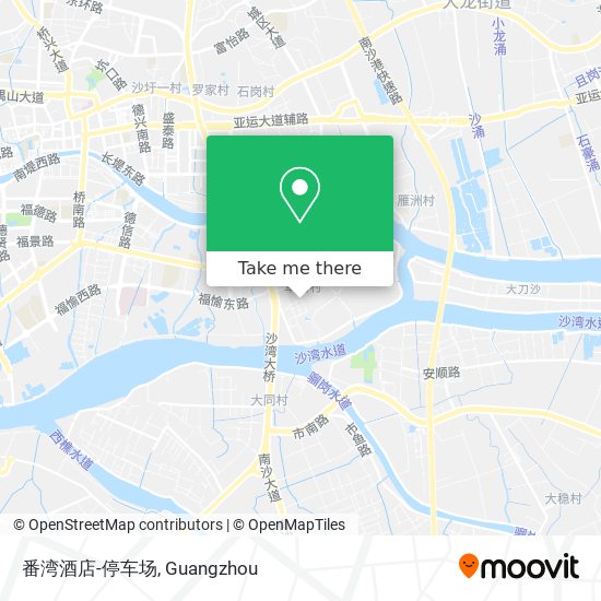 番湾酒店-停车场 map