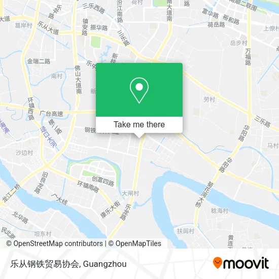 乐从钢铁贸易协会 map